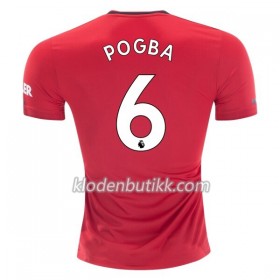 Manchester United Paul Pogba 6 Hjemme Fotballdrakt 2019-2020 Kortermet